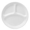 Corelle Livingware 10.25" Divided Dish | Winter Frost White - Versatile Dinner Plate