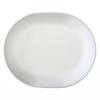 Corelle Livingware 12.25" Serving Platter | Winter Frost White -Glass Material ,Kitchen Utensil