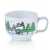 Fiesta® 18oz Jumbo Mug | Christmas Whimsy (White) - Soup Or Dessert Mug