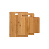 Totally Bamboo All-Natural Bamboo 3-Piece Cutting Board Set (Brown)