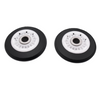 Pack of 2  LG Ultra Durable 4581EL3001E Dryer Drum Roller Replacement Part by Blue Stars