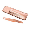 Rose Gold Mini Slant & Case Tweezerman