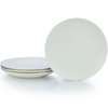 Everything Kitchens Deep Matte 10.5" Dinner Plates (Set of 4) | Beige - Stoneware
