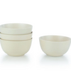 Everything Kitchens Deep Matte 6" Bowls (Set of 4) | Beige - Stoneware
