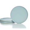 Everything Kitchens Modern Flat 11" Dinner/Charger Plates ( 4) | Dusty Blue-Stoneware