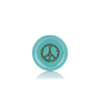 Fiesta® Coaster/Mug Cover | Peace & Love (Turquoise - Peace Sign) - Coffee Tea Cover