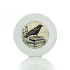 Fiesta® 9" Round Luncheon Plate | Mystical Halloween Raven Design - Strong & Everyday Use