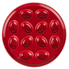 Fiesta® Egg Plate/Tray | Bold Scarlet Red ,Holds 12 egg - Serving Deviled Eggs