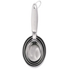 Cuisipro Stainless Steel Measuring Cups | 4-Pcs Set - Kitchen Tools ,Oval Design