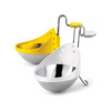 Cuisipro Stainless Steel Egg Poacher | Set of 2 -Yellow And White