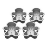 Cuisinart 4-Piece Bakeware Mini Pan Set | Gingerbread Man - Steel