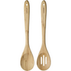 Cuisinart Bamboo Spoon Set 2| Slotted and Solid ,Kitchen Tools