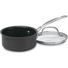 Cuisinart Chef's Classic Hard Anodized Nonstick 1-Quart Saucepan with Lid -Small Sauce Pan
