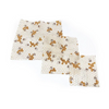 Prepara 3-Piece Natural Beewax Food Wrap | Honeycomb ,Cotton Snack Bags