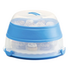 Progressive Collapsible Cupcake Carrier - Blue ,Cake Tin, Carrier & Keeper