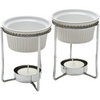 Progressive Butter Warmers 2 pc, Ceramic | White