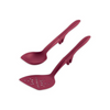 Rachael Ray 2-Piece Flexi Turner & Scraping Spoon Set | Red ,Utensil Set