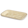 Rachael Ray Cucina Collection 8" x 12" Rectangular Platter | Almond Cream ,Stoneware