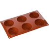 Silikomart Semisfera 480 ml Baking Mold ,Silicone Orange