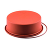 Silikomart Genoise Round Baking Mold Silicone -Orange