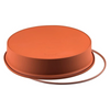 Silikomart Stampo Rotondo Round Baking Mold Silicone - Orange