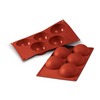 Silikomart Semisfera 600 ml Baking Mold Silicone -Red