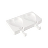 Silikomart Classic Heart Ice Cream Mold Set ,Silicone