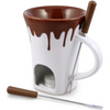 Swissmar Nostalgia Chocolate Fondue Mug Set ,Ceramic