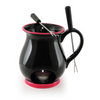 Swissmar Indulge 4-Piece Chocolate Fondue Set | Black , Ceramic