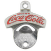 TableCraft Coca-Cola Wall Mount Bottle Opener | Red, Silver