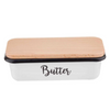TableCraft Butter Dish with Lid - Enamel on Steel