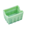 Tablecraft Jadeite Glass Collection Sugar Packet Holder & Storage