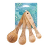 Talisman Designs Measuring Spoons Set Wood