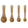 Beechwood Decorative Measuring Spoons Set of 4- Woodland Collection by Talisman Designs