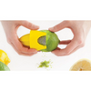 Talisman Designs 2-in-1 Compact Citrus Zester and Reamer -Juicer (Manual) Yellow