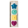 Talisman Designs Thumbprint Cookie Cutters & Stamps & Presses | Set of 4- Multicolored