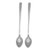 NORPRO ICE TEA SPOONS, PLAIN, STAINLESS STEE L- 2PIECES