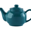 Price & Kensington 2-Cup Teapot -Durable Stoneware | Teal Blue