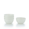 Everything Kitchens Deep Matte 6" Bowls (Set of 4) | Ivory - Stoneware